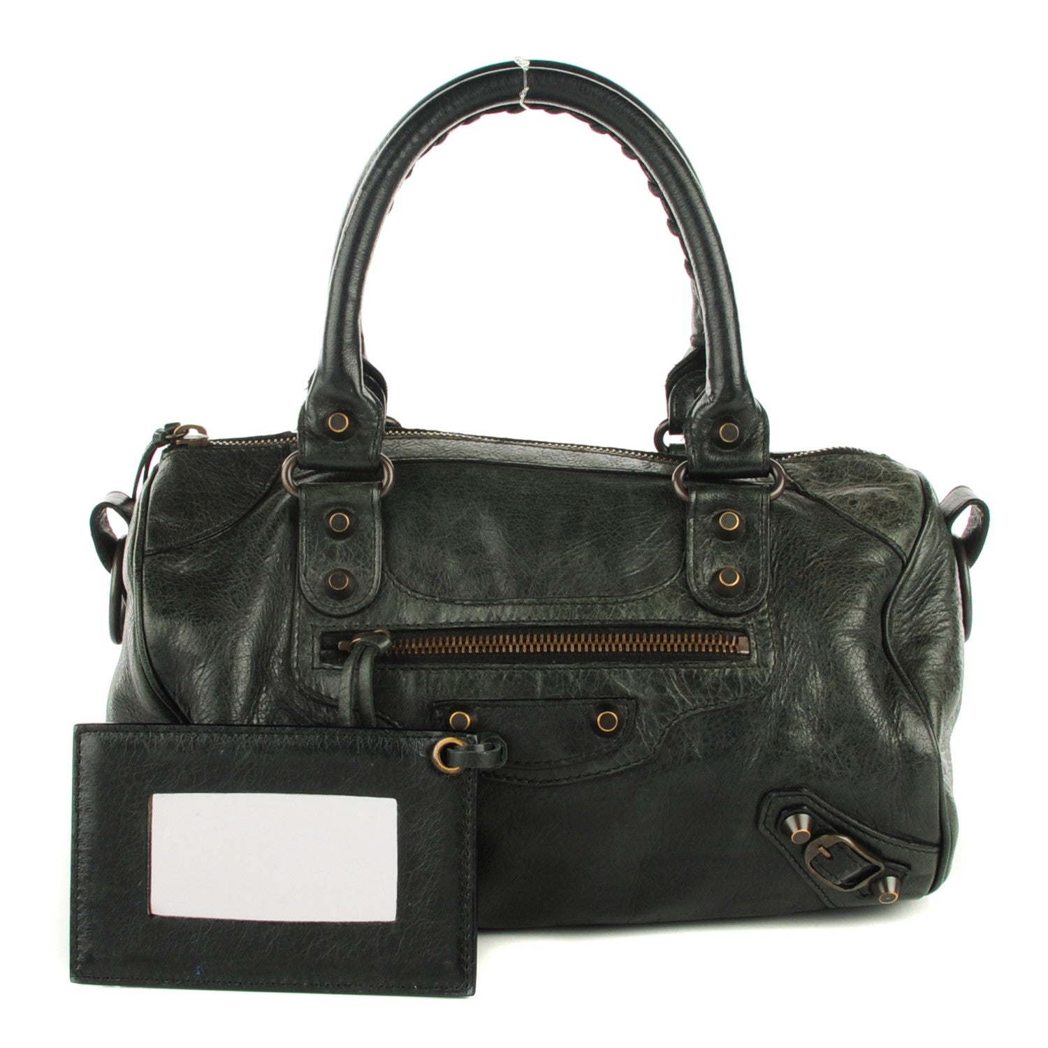 Balenciaga Agneau Classic Hardware Drum Black 1 of 8