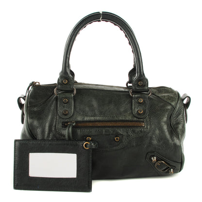 Balenciaga Agneau Classic Hardware Drum Black 1 of 8