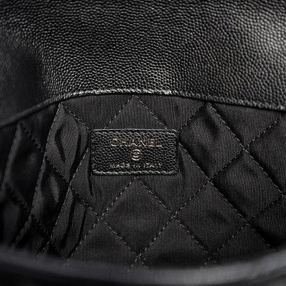 Chanel Caviar Quilted Medium Golden Class Pouch Black 6 of 8