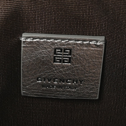 Givenchy Metallic Calfskin 4G Liquid Pouch Silver 6 of 8