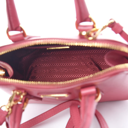 Prada Saffiano Lux Mini Promenade Tote Peonia 5 of 10