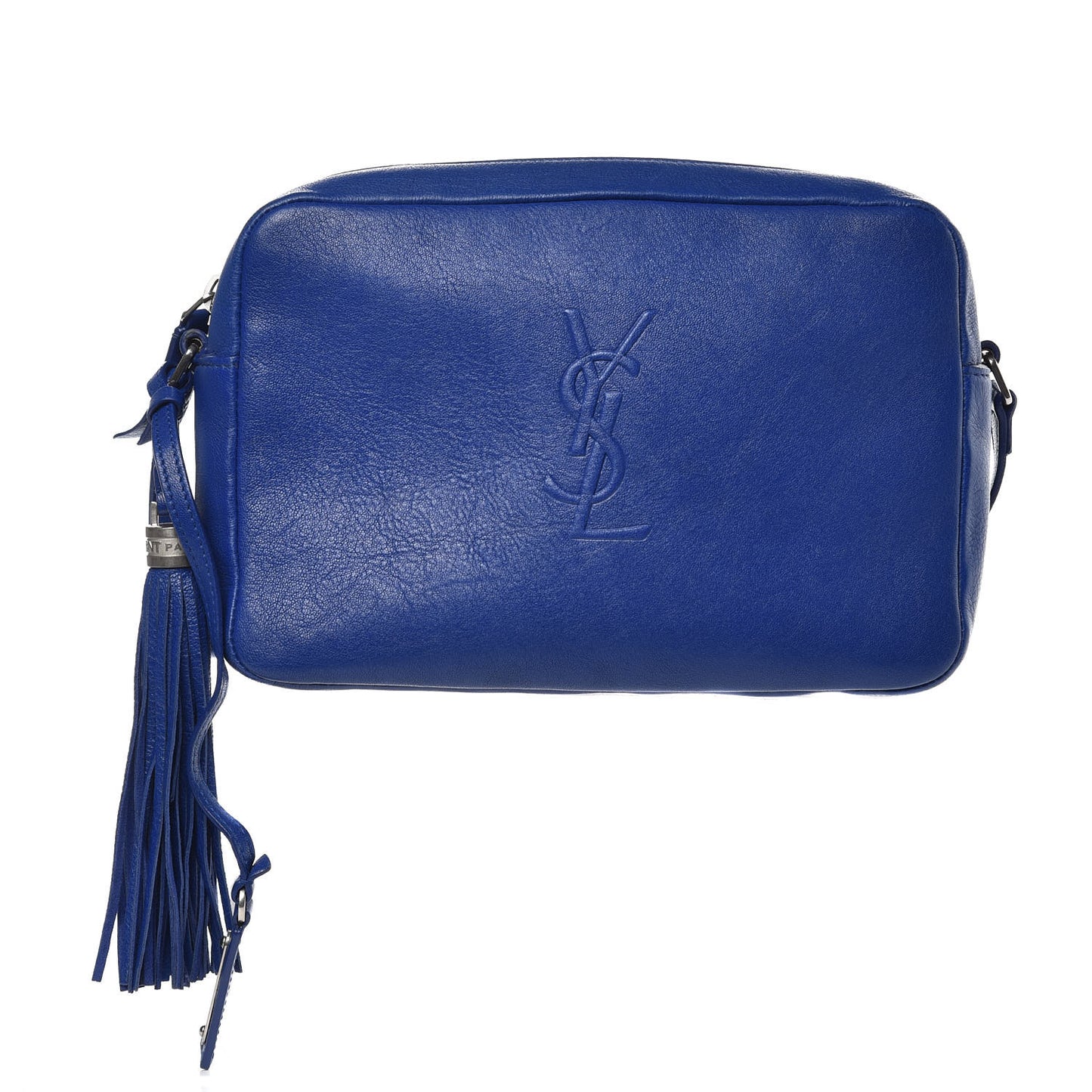 Lambskin Monogram Small Lou Camera Bag Royal Blue