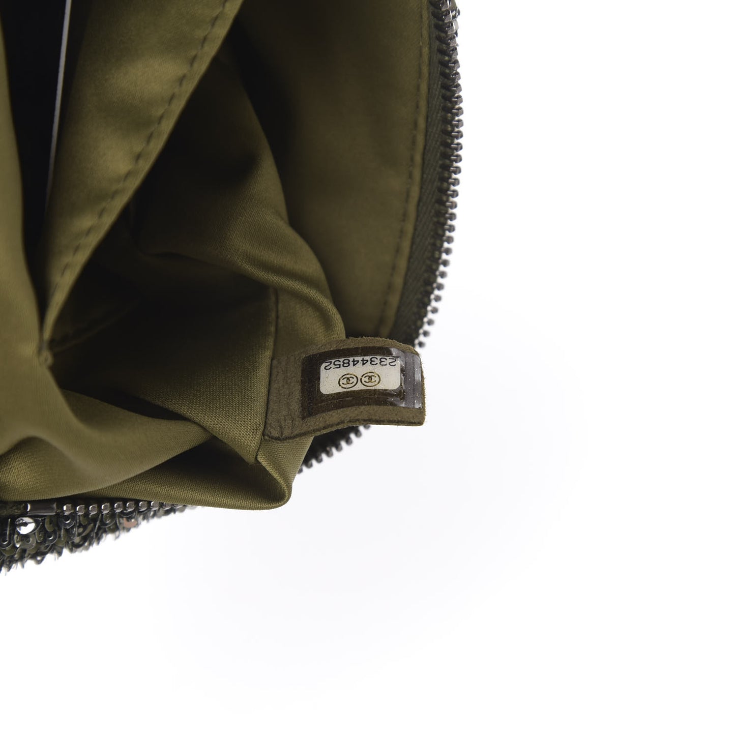 Sequin Coco Cuba Waist Bag Fanny Pack Khaki
