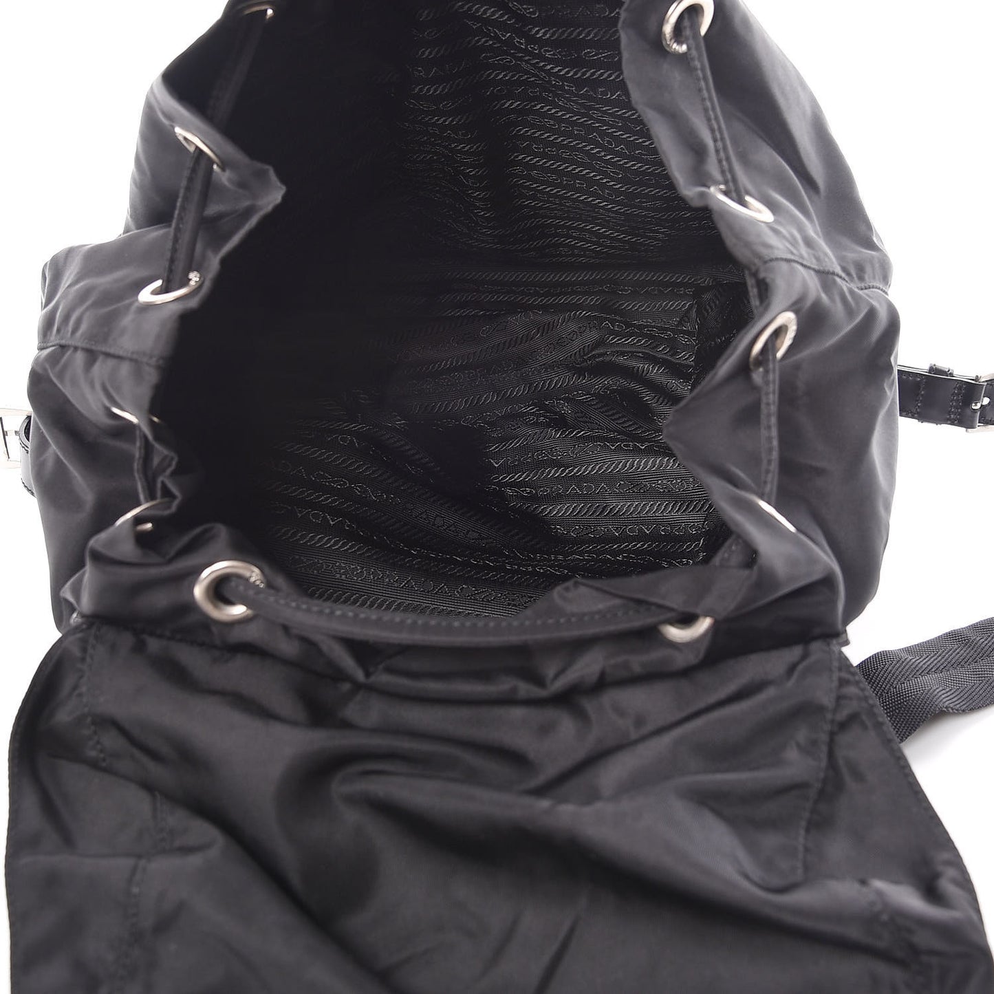 Nylon Vela Medium Backpack Black