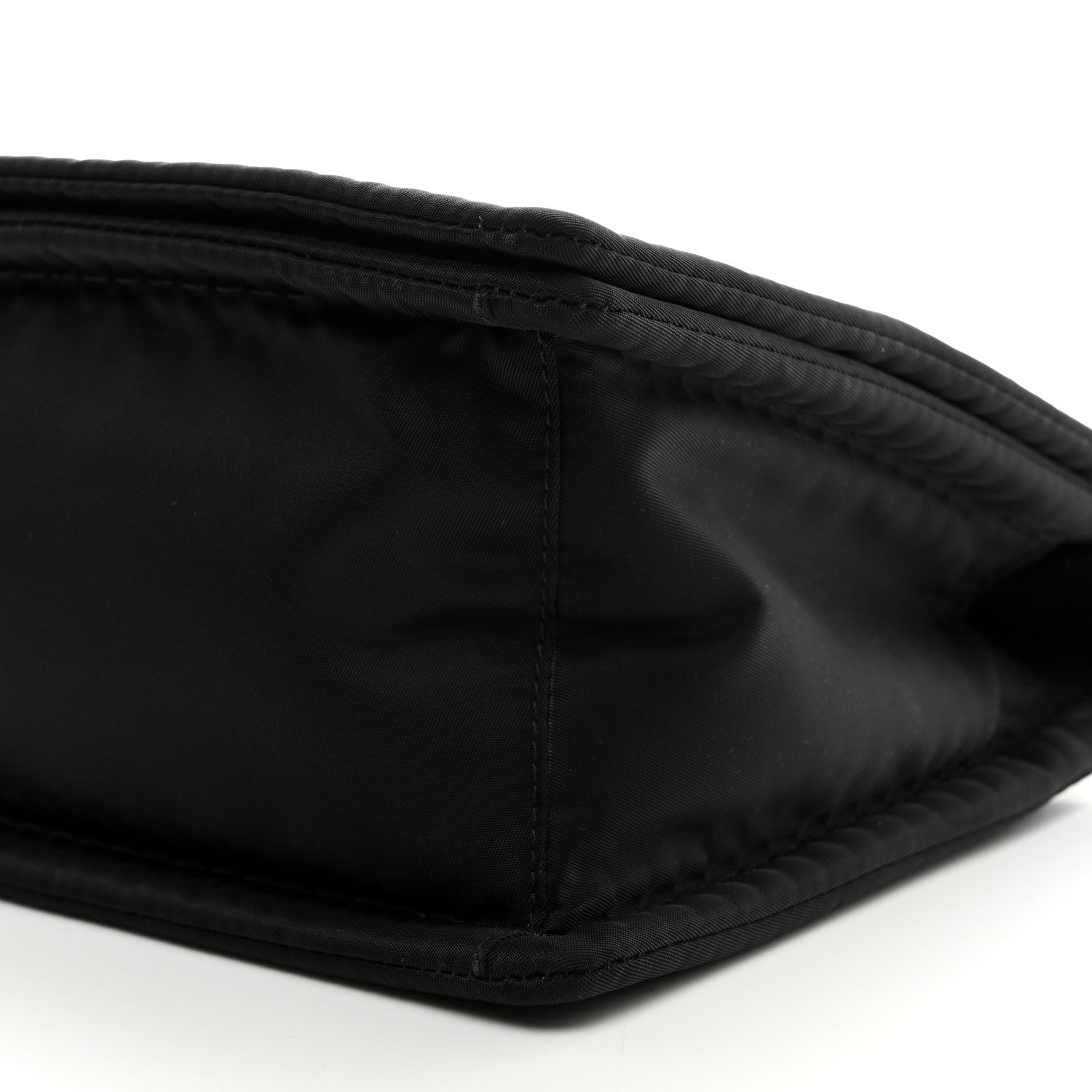 Prada Tessuto Nylon Chain Flap Shoulder Bag Black 9 of 9