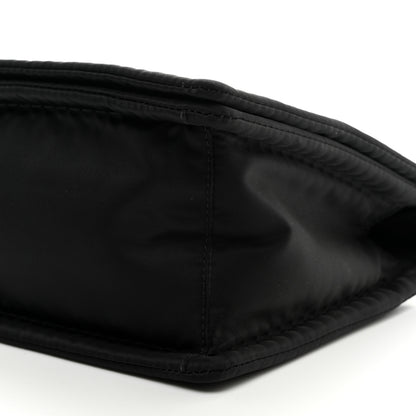 Prada Tessuto Nylon Chain Flap Shoulder Bag Black 9 of 9