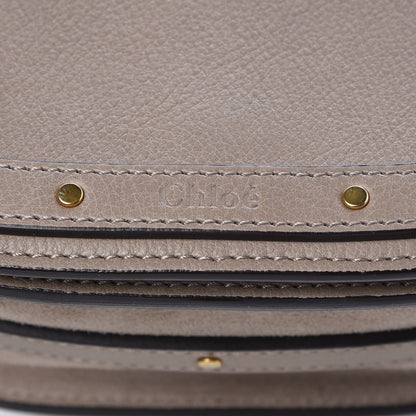 Chloe Calfskin Suede Medium Nile Bracelet Bag Motty Grey 6 of 8