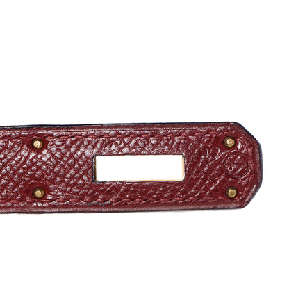 Hermes Courchevel Kelly Sellier 32 Rouge H 12 of 39