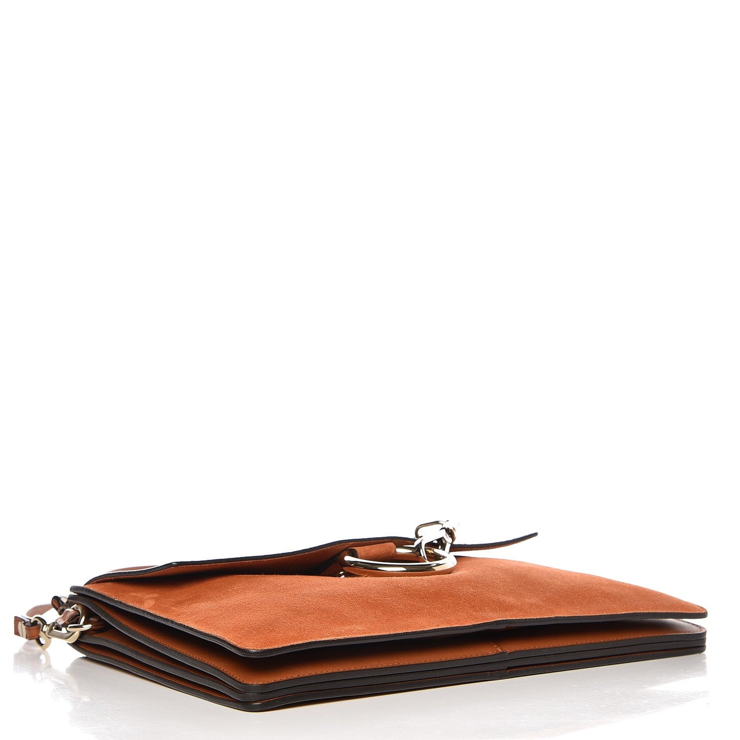 Python Suede Medium Faye Shoulder Bag Tannish Red