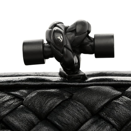 Bottega Veneta Nappa Intrecciato Knot Clutch Black 7 of 7