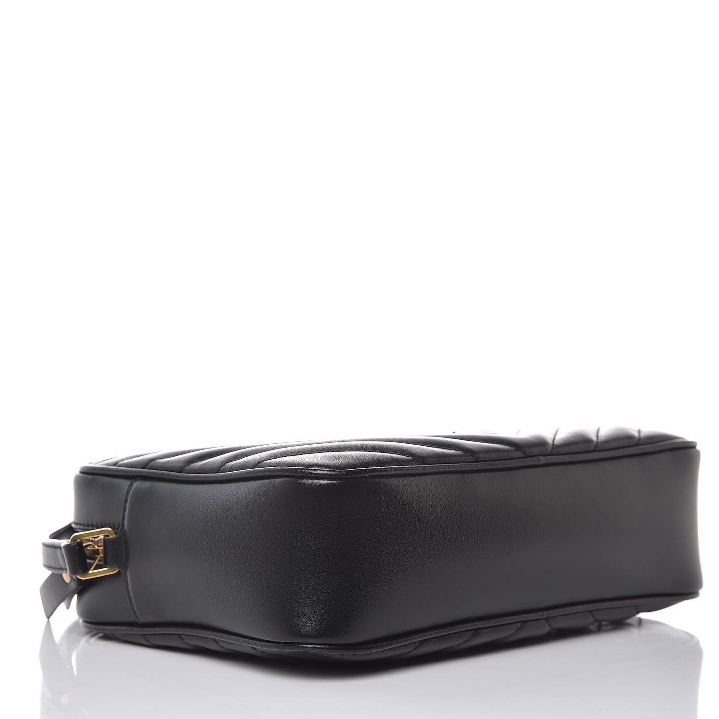 Calfskin Matelasse Monogram Lou Camera Bag Black