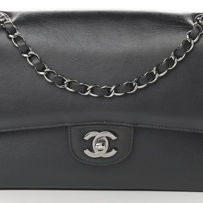 Chanel Calfskin Medium Classic Pure Double Flap Black 8 of 19