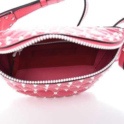 Valentino Garavani Lambskin Free Rockstud Spike Belt Bag Shadow Pink 5 of 6