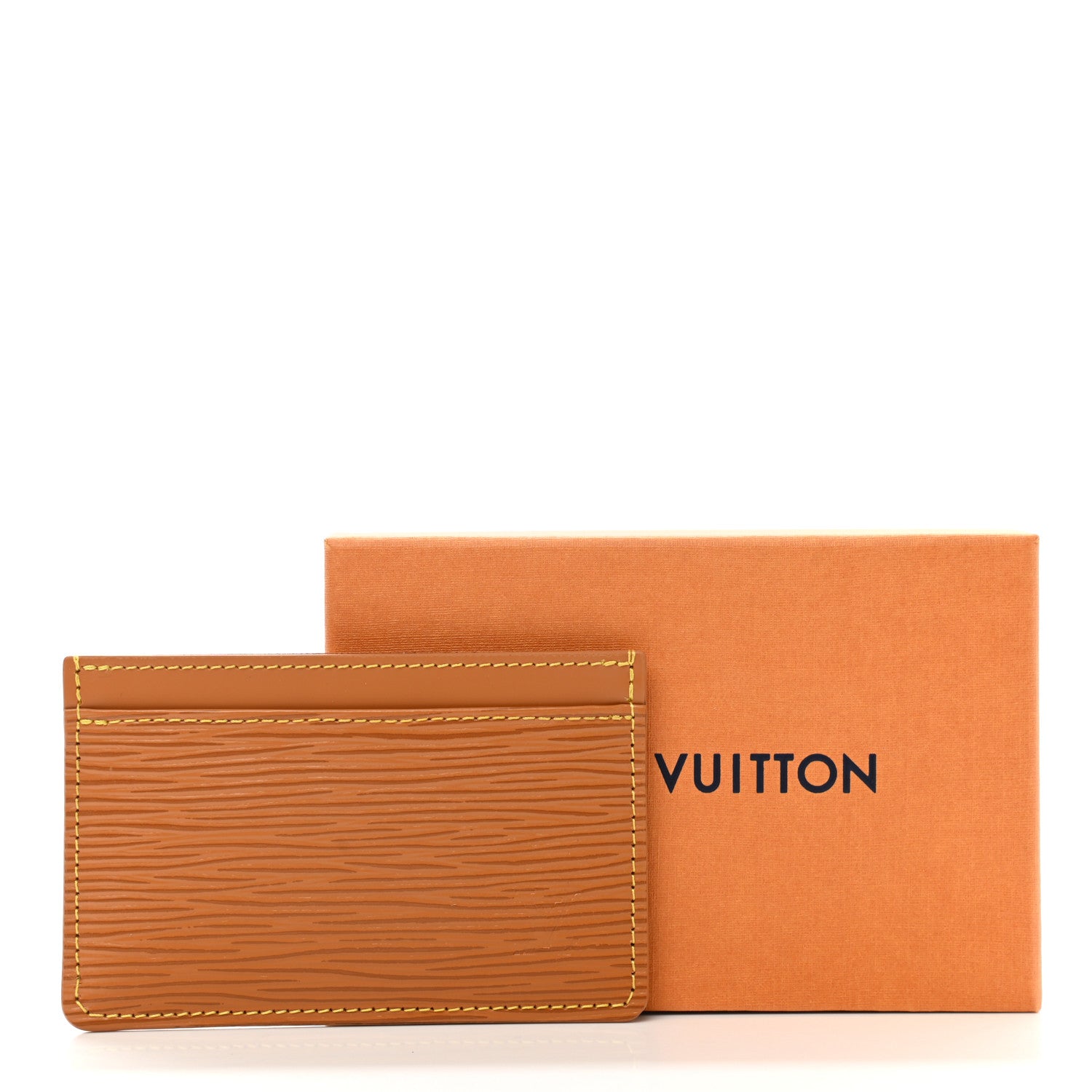 Louis Vuitton Epi Card Holder Honey Gold 8 of 8