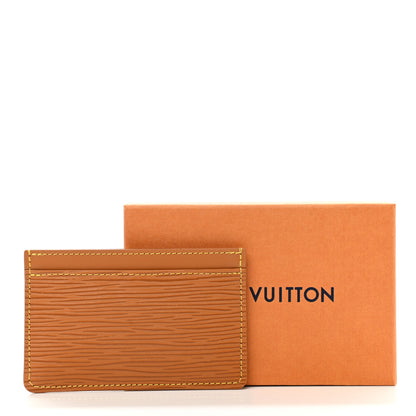 Louis Vuitton Epi Card Holder Honey Gold 8 of 8