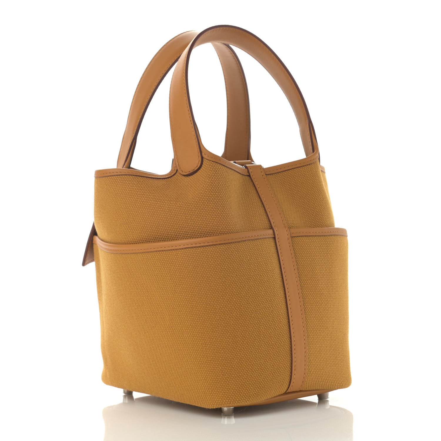 Hermes Toile Goeland Swift Cargo Picotin Lock 18 Sesame 3 of 11
