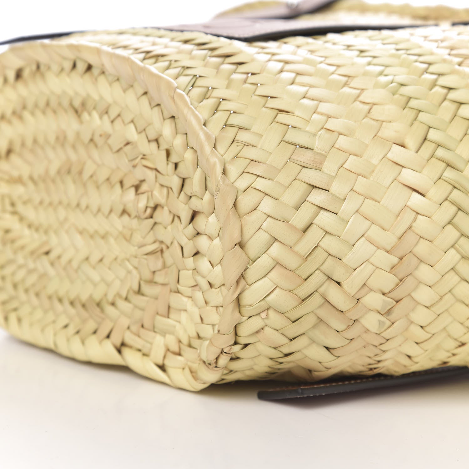 Loewe Raffia Basket Tote Bag Natural Tan 7 of 8