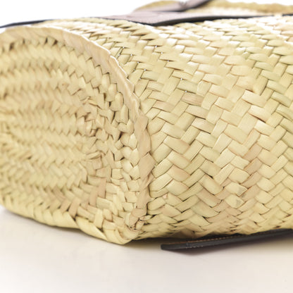 Loewe Raffia Basket Tote Bag Natural Tan 7 of 8
