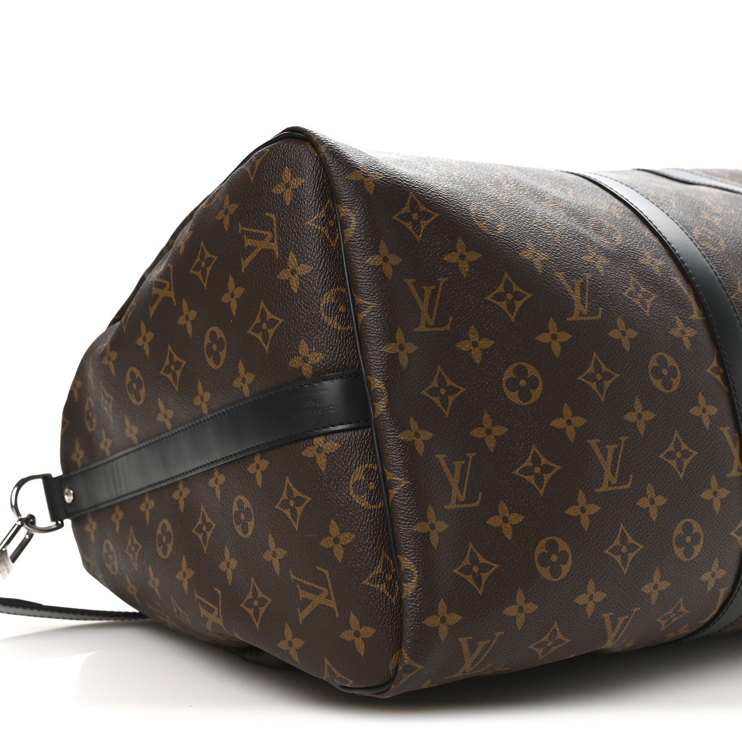 Louis Vuitton Monogram Macassar Keepall Bandouliere 55 7 of 8