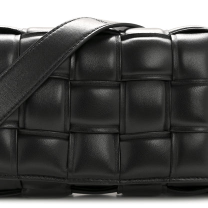 Bottega Veneta Nappa Maxi Intreccio Small Padded Cassette Crossbody Bag Black 8 of 12