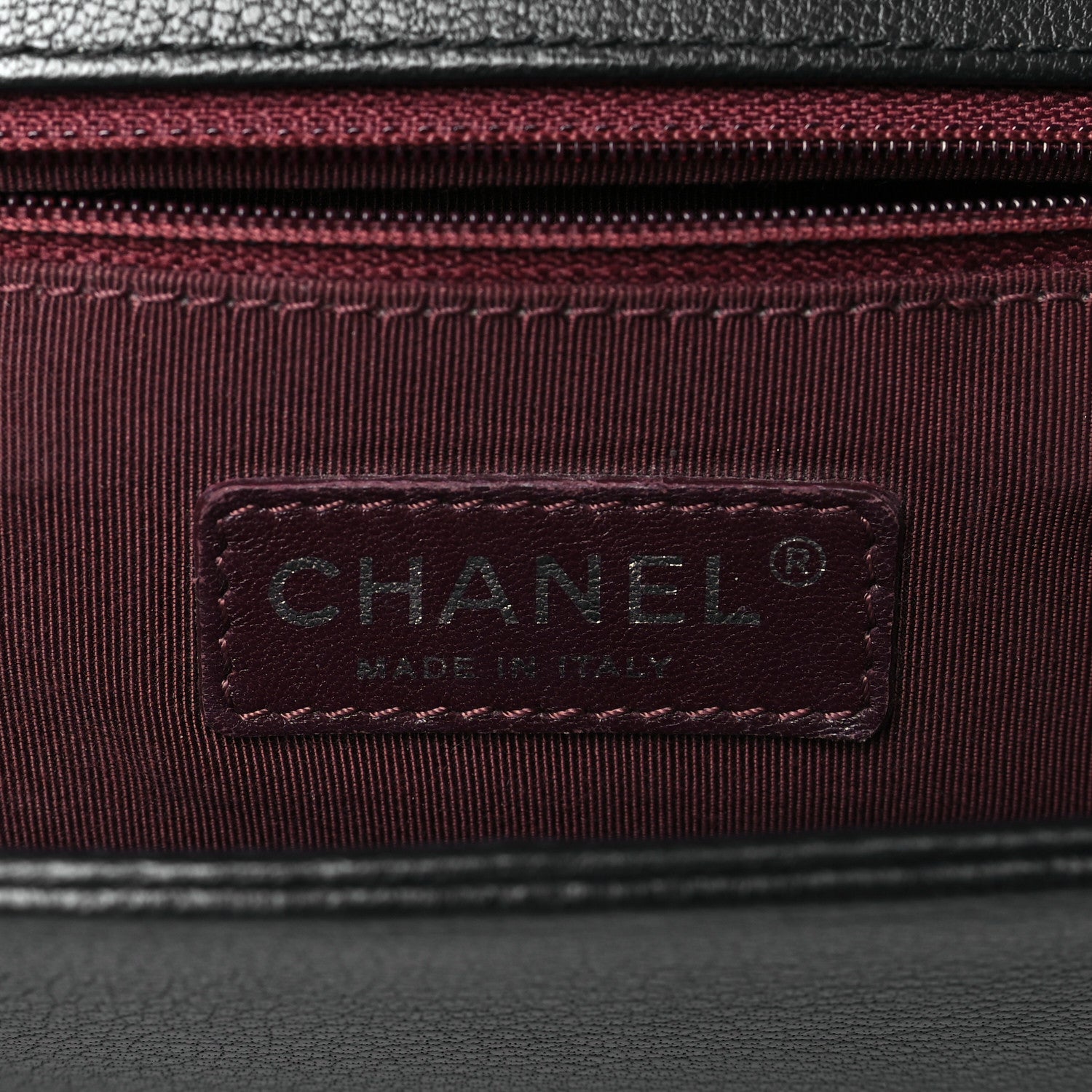 Chanel Goatskin Quilted Patent New Medium Duo Boy Flap Black 6 of 10