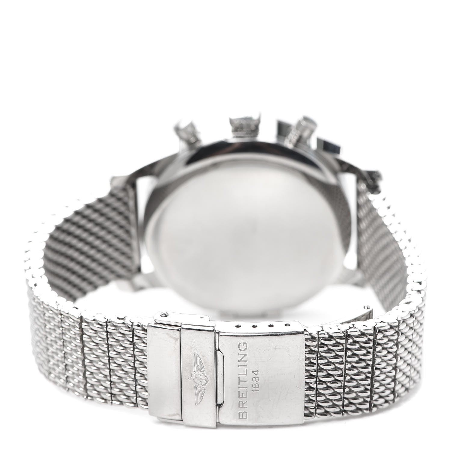 Breitling Stainless Steel 43mm Transocean Chronograph Limited Edition Watch Ivory AB0154 3 of 7