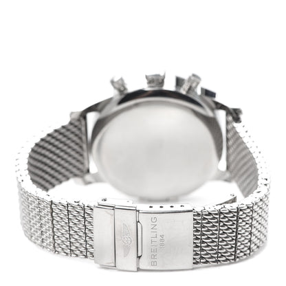 Breitling Stainless Steel 43mm Transocean Chronograph Limited Edition Watch Ivory AB0154 3 of 7