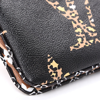 Louis Vuitton Monogram Giant Jungle Pochette Double Zip Black 7 of 10