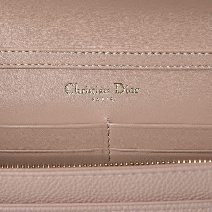 Christian Dior Grained Calfskin Diorama Wallet on Chain Pouch Nude 6 of 6