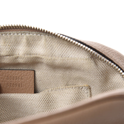 Gucci Pebbled Calfskin Small Soho Disco Bag Rose Beige 10 of 21