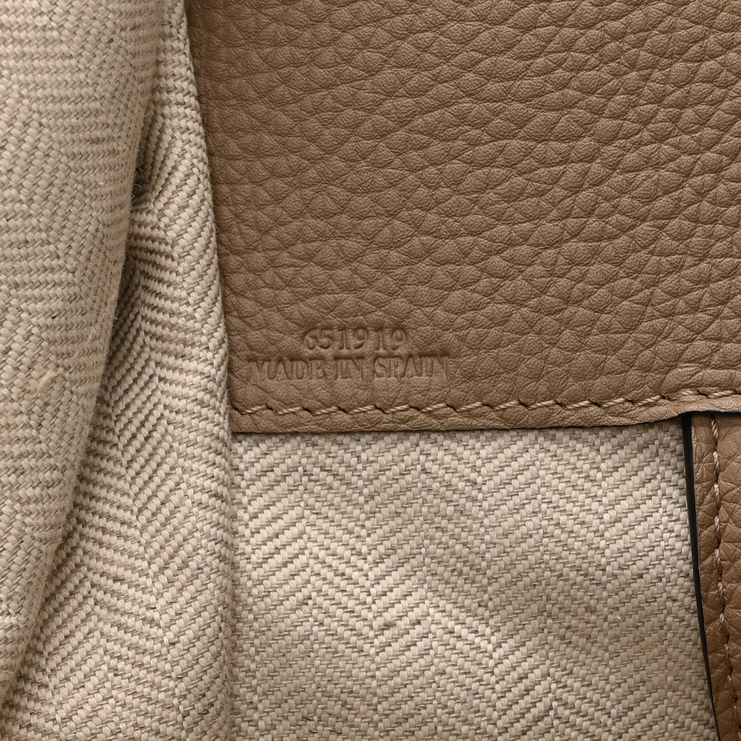 Loewe Calfskin Small Hammock Shoulder Bag Sand Mink 7 of 10