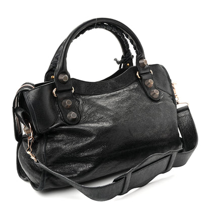 Balenciaga Agneau Giant 21 Rose Gold Hardware City Black 4 of 11