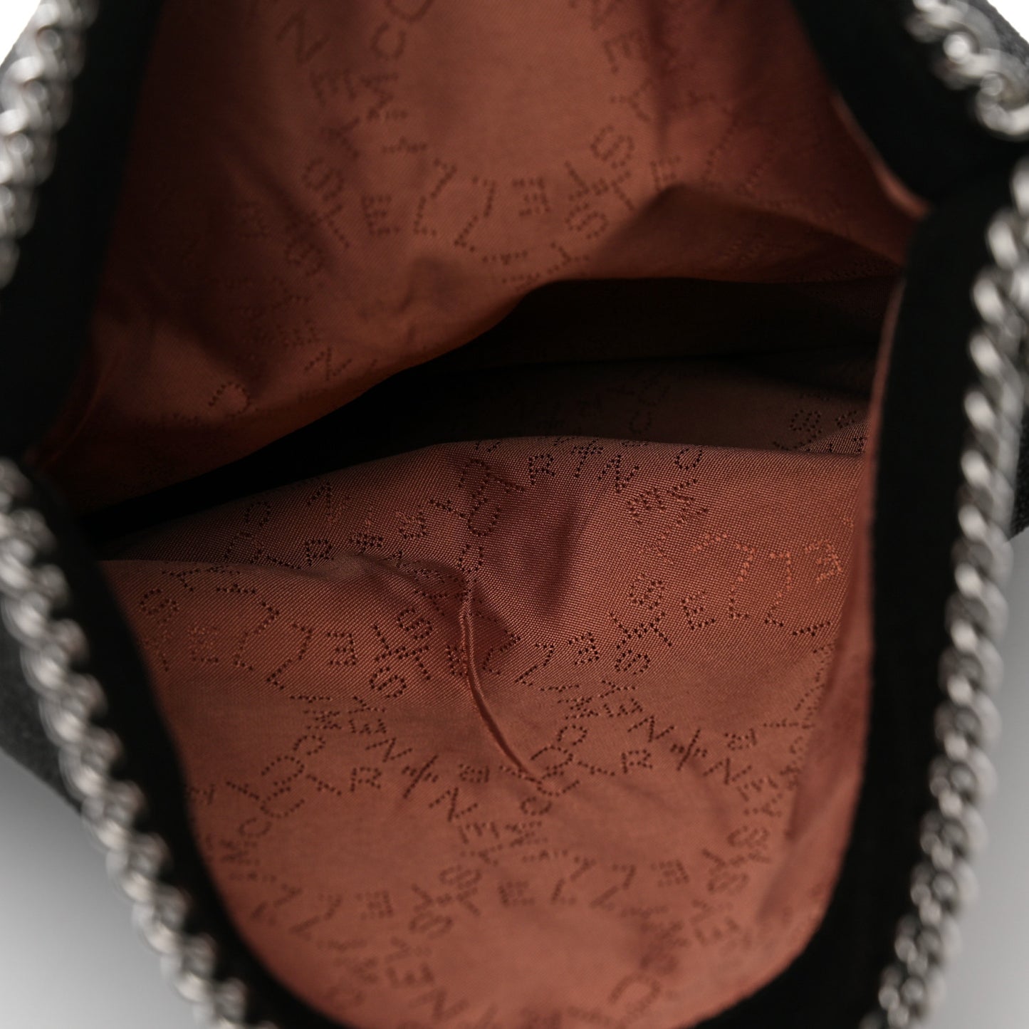 Shaggy Deer Falabella Fold Over Clutch Black