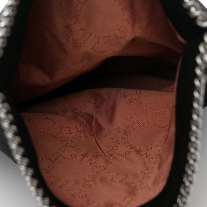 Stella McCartney Shaggy Deer Falabella Fold Over Clutch Black 5 of 11