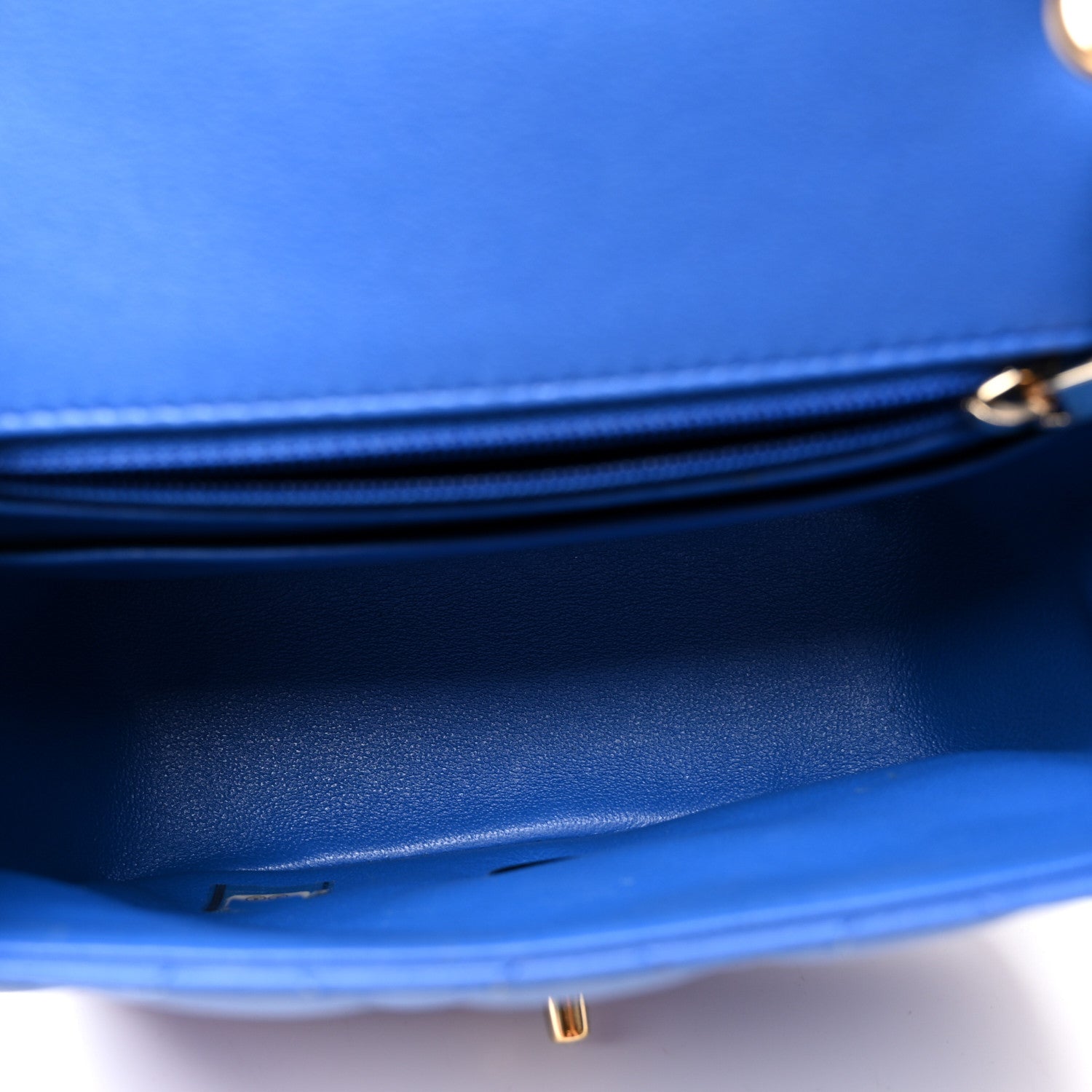 Chanel Lambskin Quilted Mini Square Flap Royal Blue 5 of 12