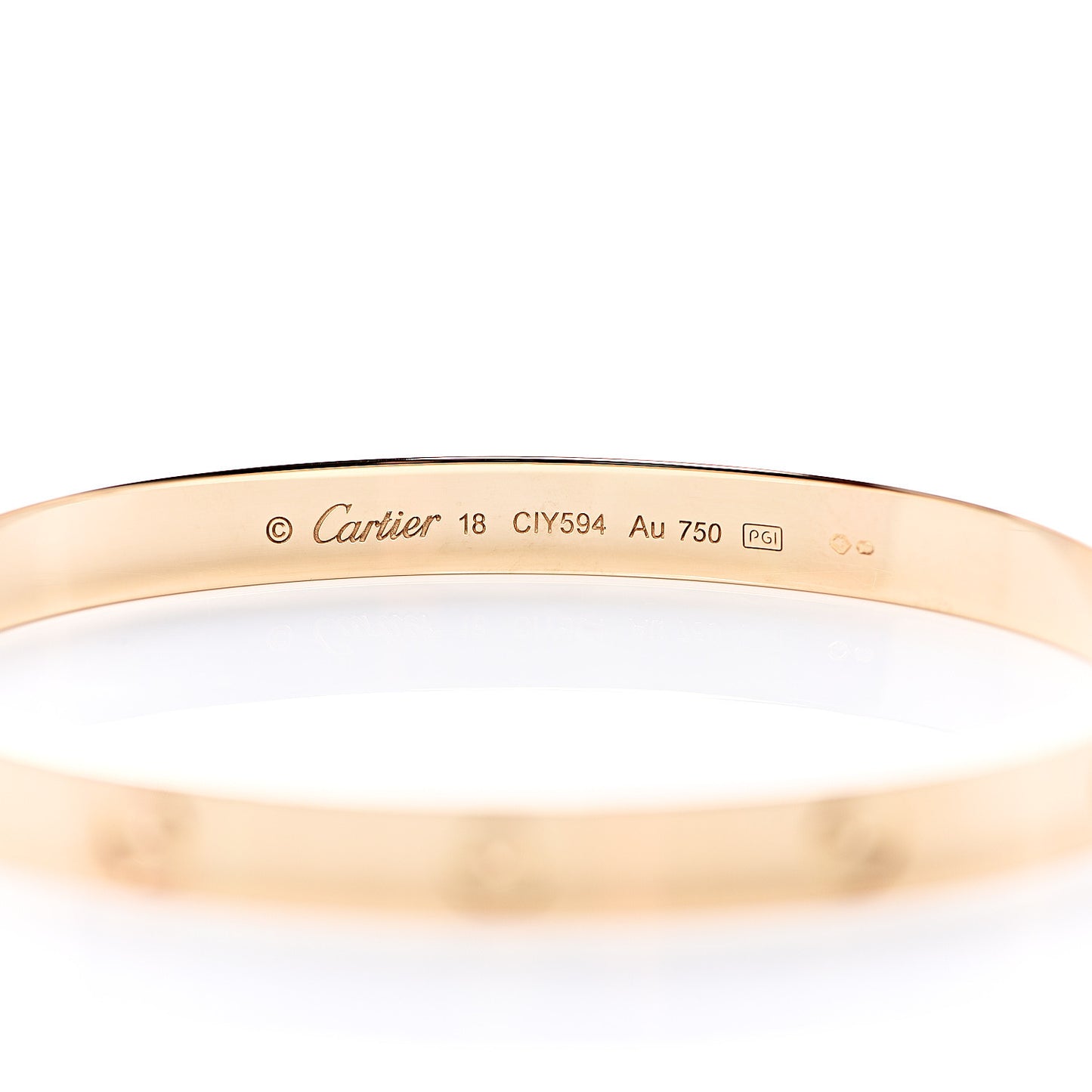 18K Yellow Gold LOVE Bracelet 18