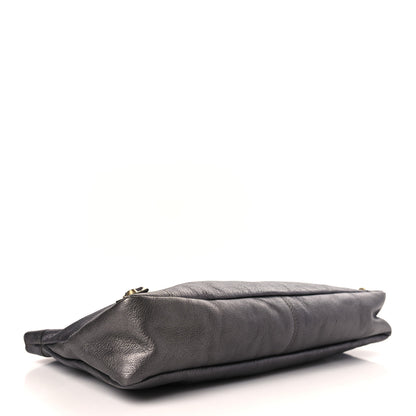 Balenciaga Chevre Classic Gold Hardware Premier Clutch Bronze 4 of 9