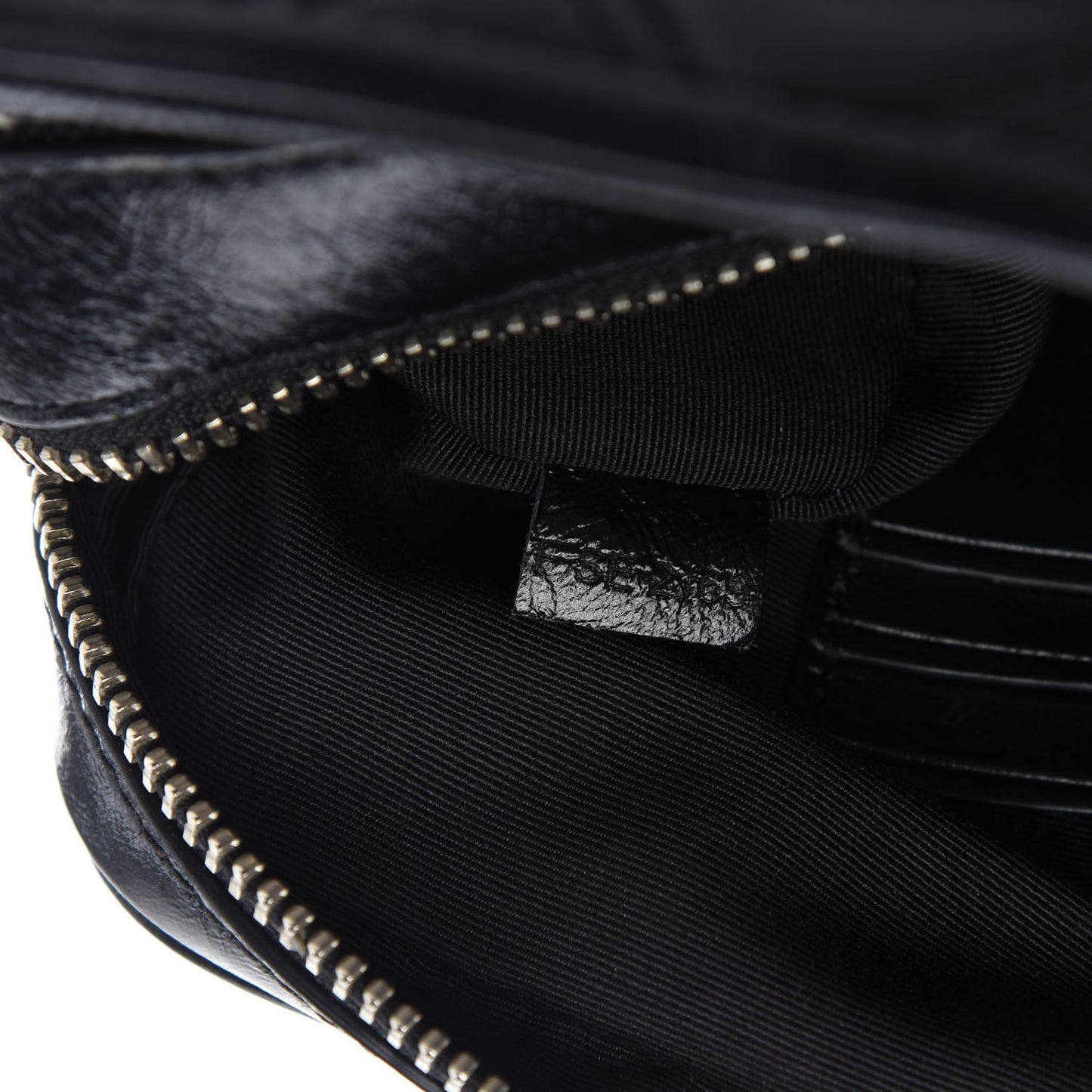 Natural Grain Calfskin Quilted The Softshot 21 Bag Black