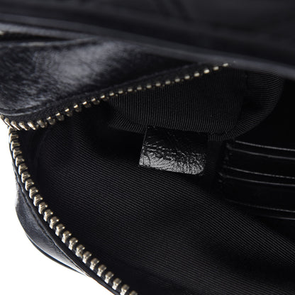 Marc Jacobs Natural Grain Calfskin Quilted The Softshot 21 Bag Black 10 of 12