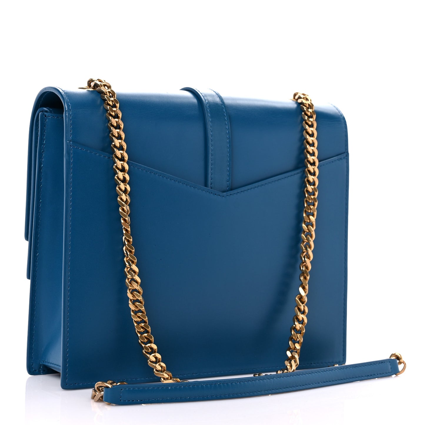 Smooth Calfskin Monogram Medium Sulpice Shoulder Bag Deep Sea