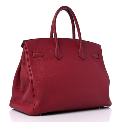 Hermes Togo Birkin 35 Rouge Grenat 3 of 20