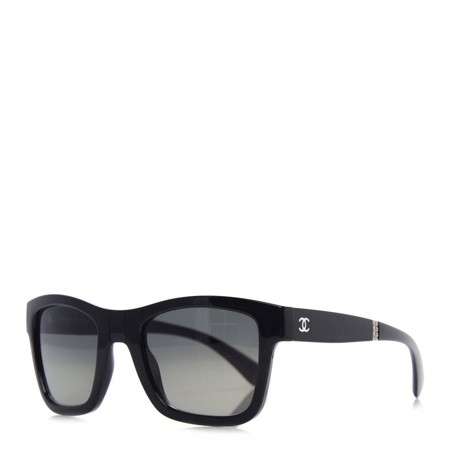 Nylon Metal Square Folding Sunglasses 6053 Black