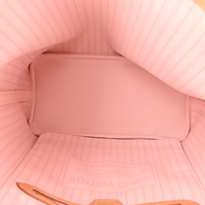 Louis Vuitton Damier Azur Neo Neverfull MM Rose Ballerine 6 of 10