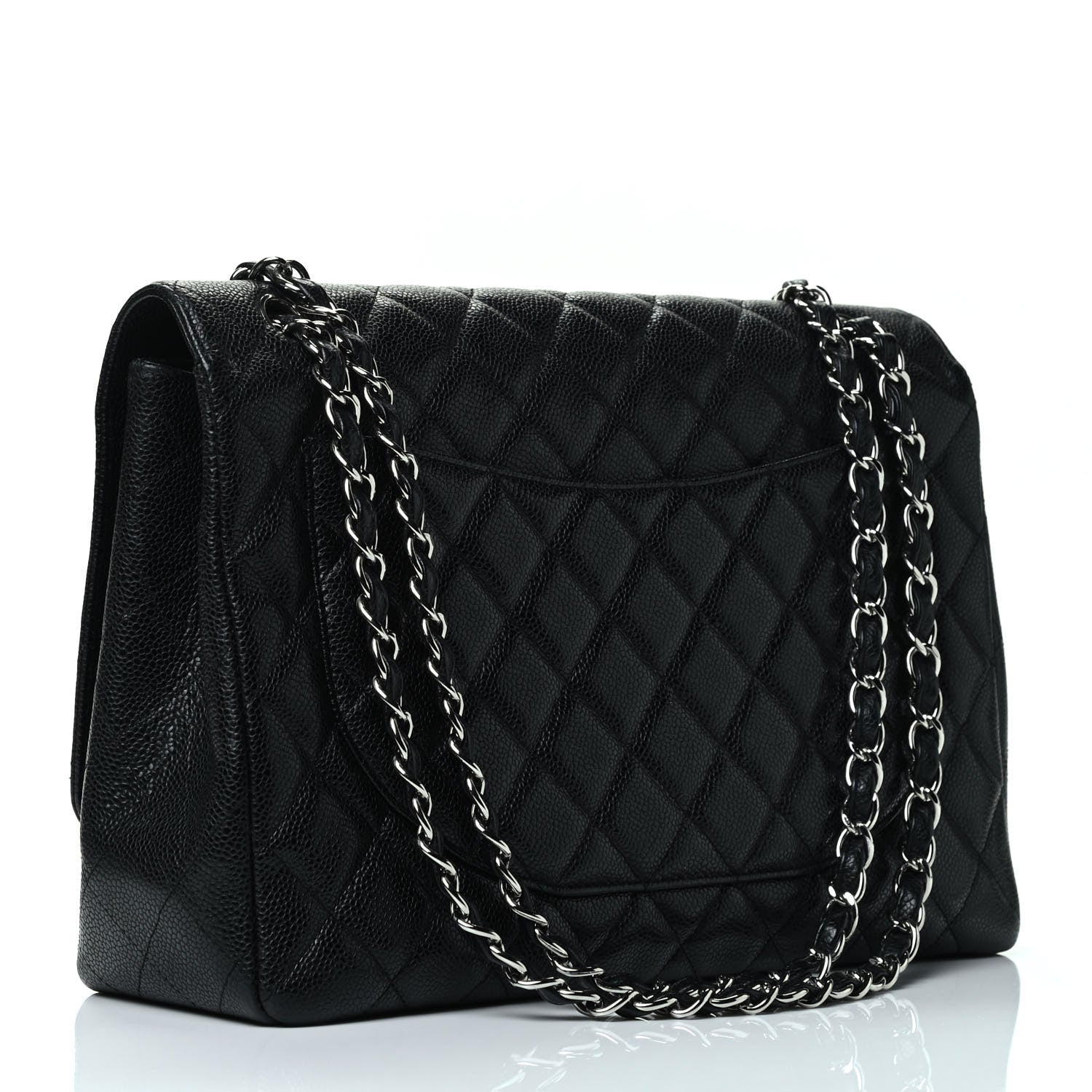 Chanel Caviar Quilted Maxi Single Flap Black 2 of 4