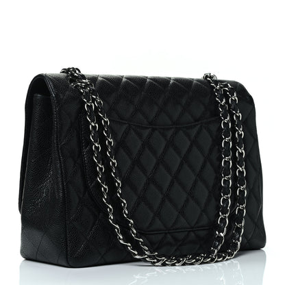 Chanel Caviar Quilted Maxi Single Flap Black 2 of 4