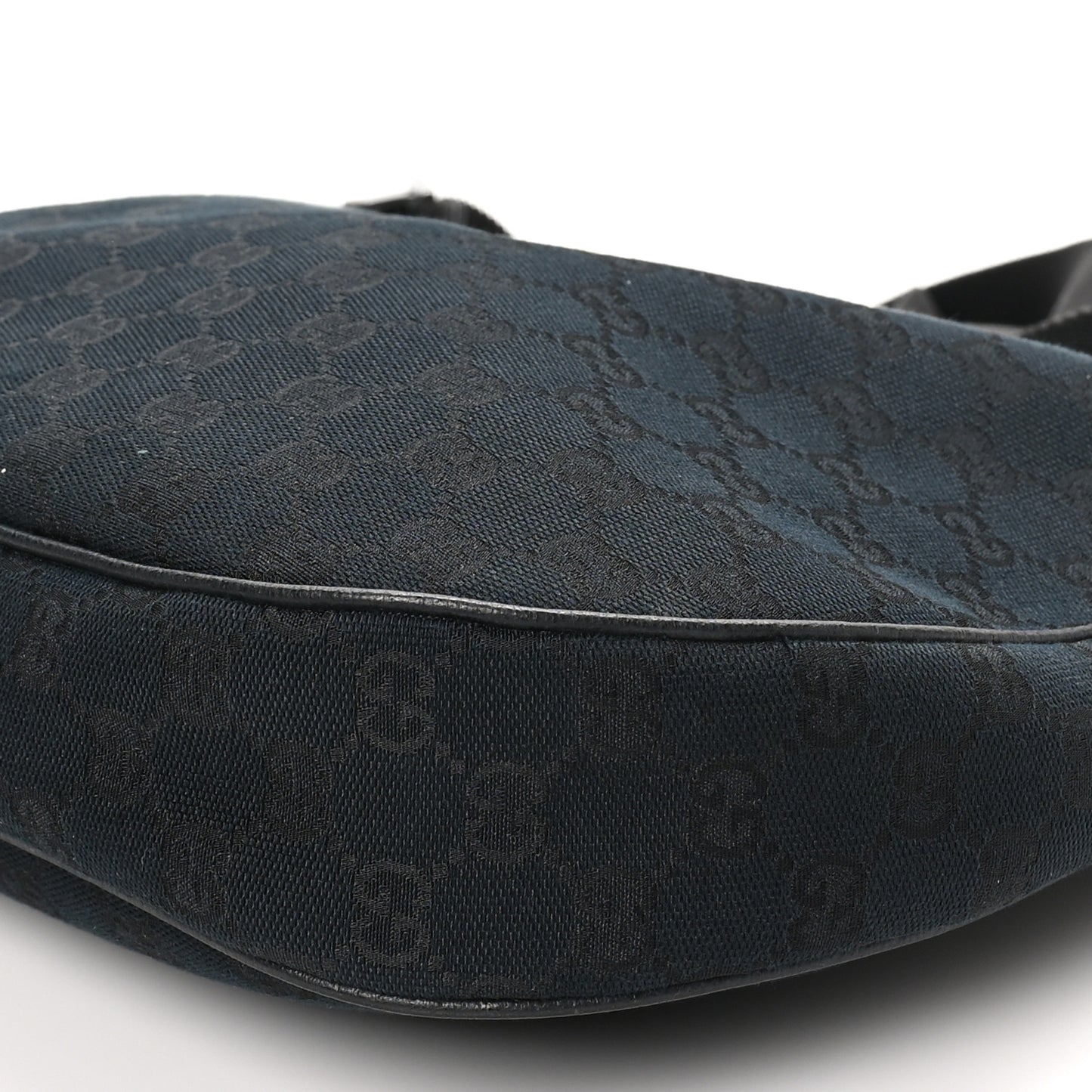 Monogram Medium Half Moon Hobo Black