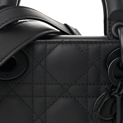Christian Dior Ultra Matte Calfskin Cannage Medium Lady D-Joy Black 8 of 10
