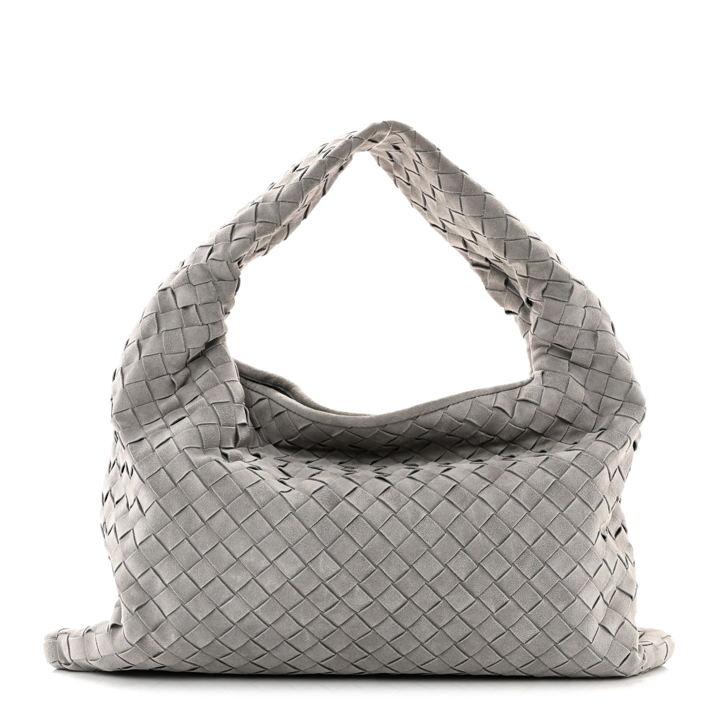 Suede Intrecciato Small Hop Sterling