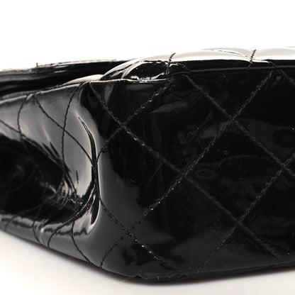 Chanel Patent Quilted Medium Double Flap Black 9 of 12