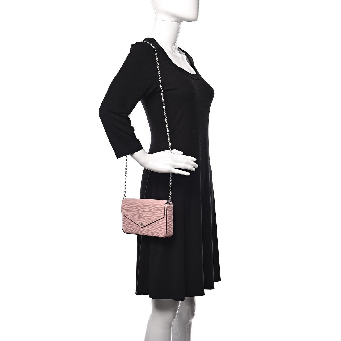 Epi Pochette Felicie Rose Ballerine